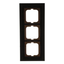 Busch Jäger carat Rahmen 1723-825 3fach Glas schwarz... BJ-2CKA001754A4324 4011395088937 (Abb. 1)