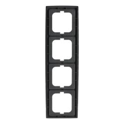 Busch Jäger Abdeckrahmen 4-fach chrom glanz 1724-80G für senkrechte und waagerechte... BJ-2CKA001754A4329 4011395113080 (Abb. 1)