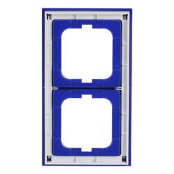 Busch Jäger Axcent Rahmen 1722-288 2fach blau... BJ-2CKA001754A4344 4011395113387 (Abb. 1)
