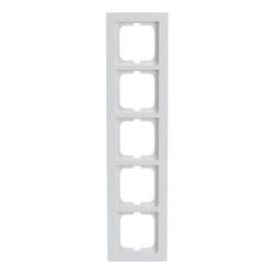 Busch Jäger Axcent Rahmen 1725-284 5fach studioweiss... BJ-2CKA001754A4347 4011395113424 (Abb. 1)