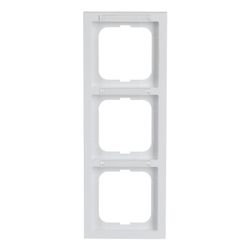 Busch Jäger future linear Abdeckrahmen 1723-184 NSK 3-fach studioweiß senkrecht mit... BJ-2CKA001754A4366 4011395124321 (Abb. 1)