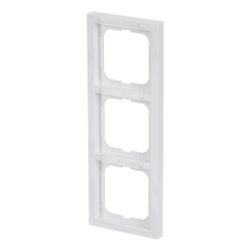 Busch Jäger future linear Abdeckrahmen 1723-184 NSK 3-fach studioweiß senkrecht mit... BJ-2CKA001754A4366 4011395124321 (Abb. 1)