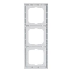 Busch Jäger future linear Abdeckrahmen 1723-184 NSK 3-fach studioweiß senkrecht mit... BJ-2CKA001754A4366 4011395124321 (Abb. 1)