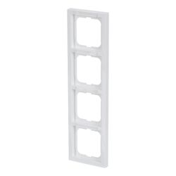 Busch Jäger future linear Abdeckrahmen 1724-184 NSK 4fach studioweiß senkrecht mit ... BJ-2CKA001754A4367 4011395124338 (Abb. 1)