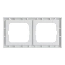 Busch Jäger future linear Abdeckrahmen 1732-184 NSK 2-fach davos/studioweiß mit Sic... BJ-2CKA001754A4368 4011395124345 (Abb. 1)