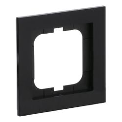 Busch Jäger Axcent Rahmen 1721-281 1fach schwarz... BJ-2CKA001754A4409 4011395126363 (Abb. 1)