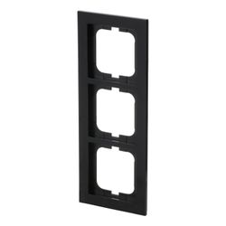 Busch Jäger Axcent Rahmen 1723-281 3fach schwarz... BJ-2CKA001754A4411 4011395126387 (Abb. 1)