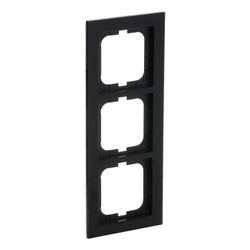 Busch Jäger Axcent Rahmen 1723-281 3fach schwarz... BJ-2CKA001754A4411 4011395126387 (Abb. 1)