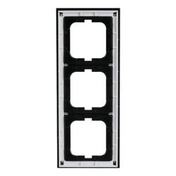 Busch Jäger Axcent Rahmen 1723-281 3fach schwarz... BJ-2CKA001754A4411 4011395126387 (Abb. 1)