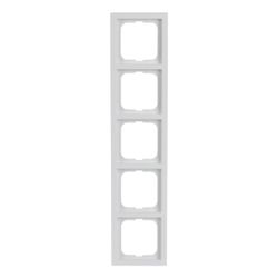 Busch Jäger Abdeckrahmen 5-fach 1725-884K studioweiß matt future linear... BJ-2CKA001754A4418 4011395128282 (Abb. 1)