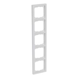 Busch Jäger Abdeckrahmen 5-fach 1725-884K studioweiß matt future linear... BJ-2CKA001754A4418 4011395128282 (Abb. 1)