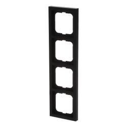 Busch Jäger future linear Rahmen 1724-885K 4fach schwarz matt... BJ-2CKA001754A4422 4011395128336 (Abb. 1)