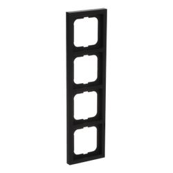 Busch Jäger future linear Rahmen 1724-885K 4fach schwarz matt... BJ-2CKA001754A4422 4011395128336 (Abb. 1)