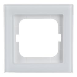 Busch Jäger Axcent Rahmen 1721-280 1fach weißglas... BJ-2CKA001754A4437 4011395156957 (Abb. 1)