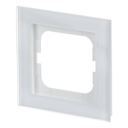 Busch Jäger Axcent Rahmen 1721-280 1fach weißglas... BJ-2CKA001754A4437 4011395156957 (Abb. 1)