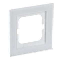 Busch Jäger Axcent Rahmen 1721-280 1fach weißglas... BJ-2CKA001754A4437 4011395156957 (Abb. 1)
