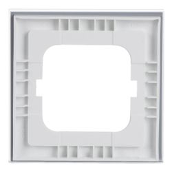 Busch Jäger Axcent Rahmen 1721-280 1fach weißglas... BJ-2CKA001754A4437 4011395156957 (Abb. 1)