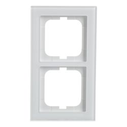 Busch Jäger Axcent Rahmen 1722-280 2fach weißglas... BJ-2CKA001754A4438 4011395156964 (Abb. 1)