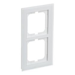 Busch Jäger Axcent Rahmen 1722-280 2fach weißglas... BJ-2CKA001754A4438 4011395156964 (Abb. 1)