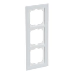 Busch Jäger Axcent Rahmen 1723-280 3fach weißglas... BJ-2CKA001754A4439 4011395156971 (Abb. 1)