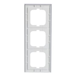 Busch Jäger Axcent Rahmen 1723-280 3fach weißglas... BJ-2CKA001754A4439 4011395156971 (Abb. 1)