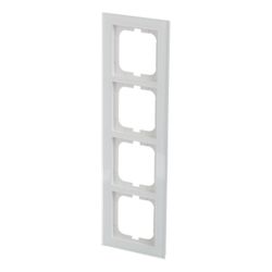 Busch Jäger Abdeckrahmen 4-fach 1724-280 Busch-axcent weißglas... BJ-2CKA001754A4440 4011395156988 (Abb. 1)