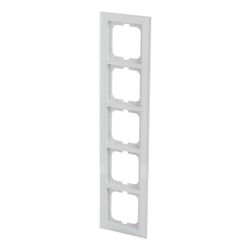 Busch Jäger Abdeckrahmen 5-fach 1725-280 Busch-axcent weißglas... BJ-2CKA001754A4441 4011395156995 (Abb. 1)