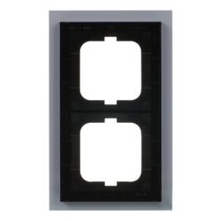 Busch Jäger carat Rahmen 2-fach 1722-811 weißglas... BJ-2CKA001754A4443 4011395157022 (Abb. 1)