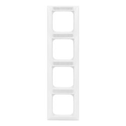 Busch Jäger Rahmen 4-fach 1724 NS-914 beschriftbar alpinweiß Busch-Balance SI... BJ-2CKA001754A4554 4011395191620 (Abb. 1)