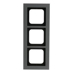 Busch Jäger Abdeckrahmen platin 1723-270 Busch-axcent Rahmen 3fach... BJ-2CKA001754A4685 4011395261125 (Abb. 1)
