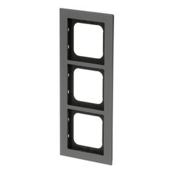 Busch Jäger Abdeckrahmen platin 1723-270 Busch-axcent Rahmen 3fach... BJ-2CKA001754A4685 4011395261125 (Abb. 1)