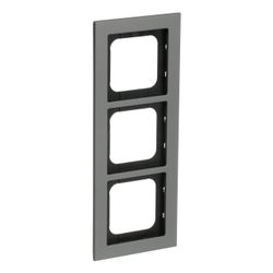 Busch Jäger Abdeckrahmen platin 1723-270 Busch-axcent Rahmen 3fach... BJ-2CKA001754A4685 4011395261125 (Abb. 1)