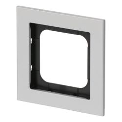Busch Jäger Abdeckrahmen titan 1721-276 Busch-axcent 1-fach... BJ-2CKA001754A4693 4011395261132 (Abb. 1)