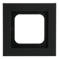 Busch Jäger Abdeckrahmen schwarz matt 1721-275 Busch-axcent Rahmen 1fach... BJ-2CKA001754A4703 4011395259115 (Abb. 1)