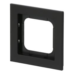 Busch Jäger Abdeckrahmen schwarz matt 1721-275 Busch-axcent Rahmen 1fach... BJ-2CKA001754A4703 4011395259115 (Abb. 1)