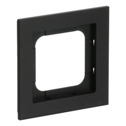 Busch Jäger Abdeckrahmen schwarz matt 1721-275 Busch-axcent Rahmen 1fach... BJ-2CKA001754A4703 4011395259115 (Abb. 1)