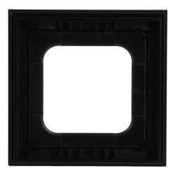 Busch Jäger Abdeckrahmen schwarz matt 1721-275 Busch-axcent Rahmen 1fach... BJ-2CKA001754A4703 4011395259115 (Abb. 1)