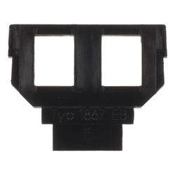 Busch Jäger Sockel für Daten-KS 1867EB 2x6- und 8polig Modular Jack anthrazit... BJ-2CKA001764A0182 4011395182802 (Abb. 1)