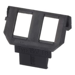 Busch Jäger Sockel für Daten-KS 1867EB 2x6- und 8polig Modular Jack anthrazit... BJ-2CKA001764A0182 4011395182802 (Abb. 1)