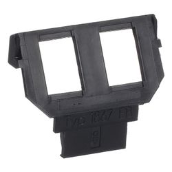 Busch Jäger Sockel für Daten-KS 1867EB 2x6- und 8polig Modular Jack anthrazit... BJ-2CKA001764A0182 4011395182802 (Abb. 1)
