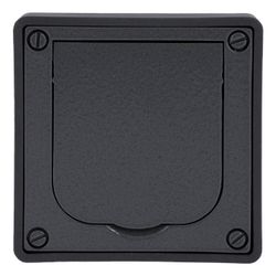 Busch Jäger Gehäuse-UP für Wandeinbau 1705 U-101 grau mit Klappdeckel... BJ-2CKA001799A0913 4011395107621 (Abb. 1)