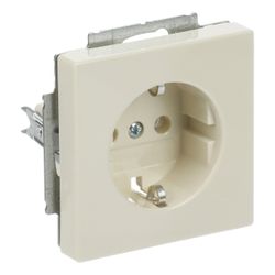 Busch Jäger Schuko Kombi 20EUC-82 savanne/ews solo future Steckdosen-Einsatz 250V 1... BJ-2CKA002011A3721 4011395995242 (Abb. 1)