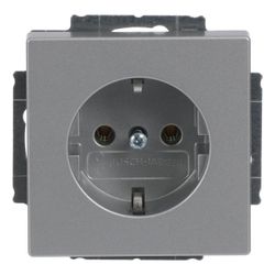 Busch Jäger future linear Schuko Kombi 20EUC-83 alusilber... BJ-2CKA002011A3798 4011395048290 (Abb. 1)