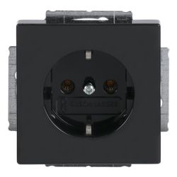Busch Jäger carat Schuko Kombi 20EUC-81 anthrazit... BJ-2CKA002011A3801 4011395056196 (Abb. 1)