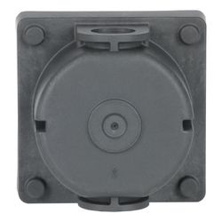 Busch Jäger UPWG Aluminium Schuko 20 EFDB2 Steckdose für Wandeinbau mit 2 Einführun... BJ-2CKA002011A3871 4011395107614 (Abb. 1)