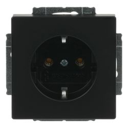 Busch Jäger future linear Schuko Kombi 20 EUC-885 schwarz matt... BJ-2CKA002011A3883 4011395128930 (Abb. 1)