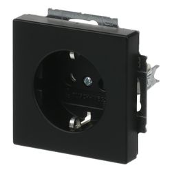 Busch Jäger future linear Schuko Kombi 20 EUC-885 schwarz matt... BJ-2CKA002011A3883 4011395128930 (Abb. 1)