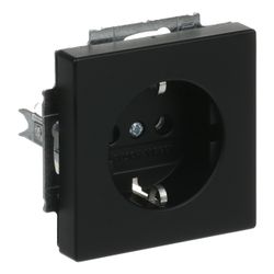 Busch Jäger future linear Schuko Kombi 20 EUC-885 schwarz matt... BJ-2CKA002011A3883 4011395128930 (Abb. 1)