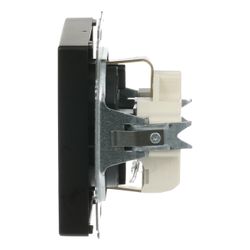 Busch Jäger future linear Schuko Kombi 20 EUC-885 schwarz matt... BJ-2CKA002011A3883 4011395128930 (Abb. 1)
