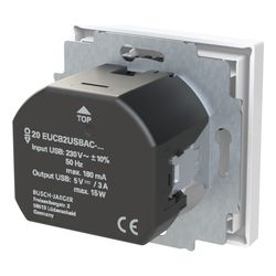 Busch Jäger SCHUKO-USB-A+C 20 EUCB2USBAC-44G Steckdose Safety... BJ-2CKA002011A6316 4011395329436 (Abb. 1)